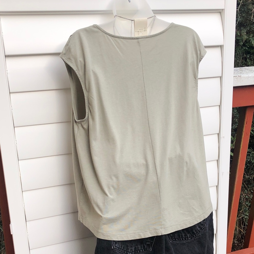Garnet Hill Sage Green Women's Tank Top - Picture 8 of 9
